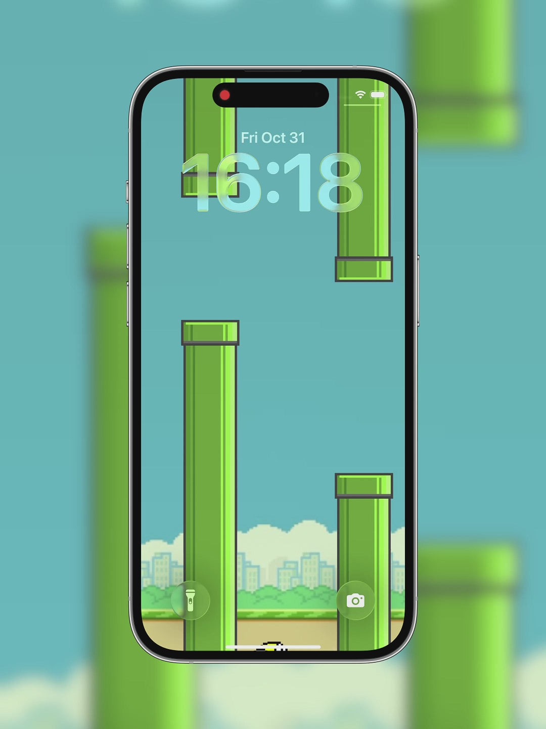 Flappy Bird | Aesthetic 4K Wallpaper for iPhone